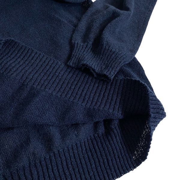 ◇ 美品 ブラミンク BLAMINK ニットカットソー 長袖 クルーネック