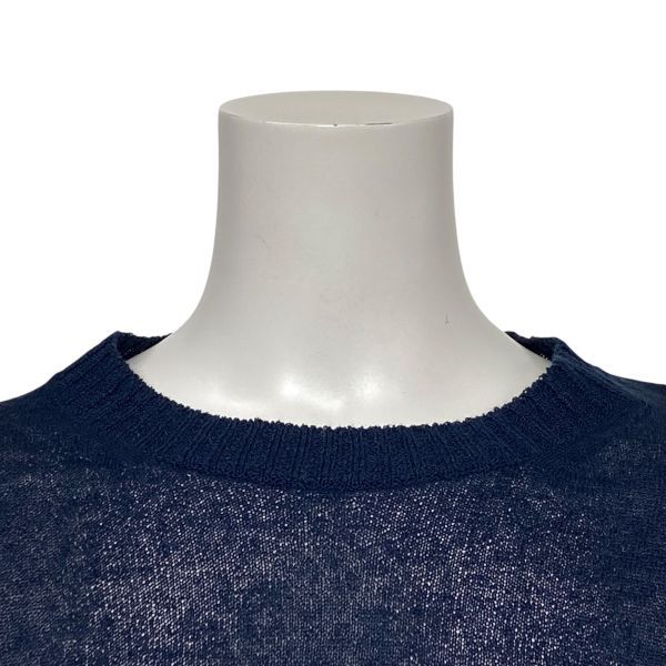 ◇ 美品 ブラミンク BLAMINK ニットカットソー 長袖 クルーネック