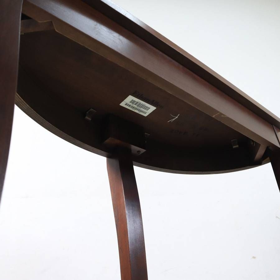 イーセンアーレン Ethan Allen コンソール サイドテーブル 半月型