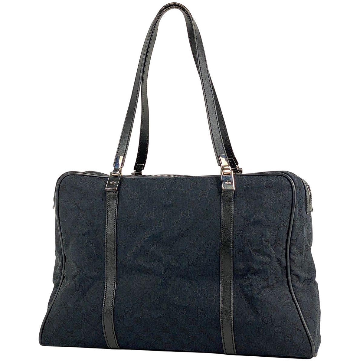 GUCCI GG柄 キャンバス トートバッグ ブラック 【公式通販】