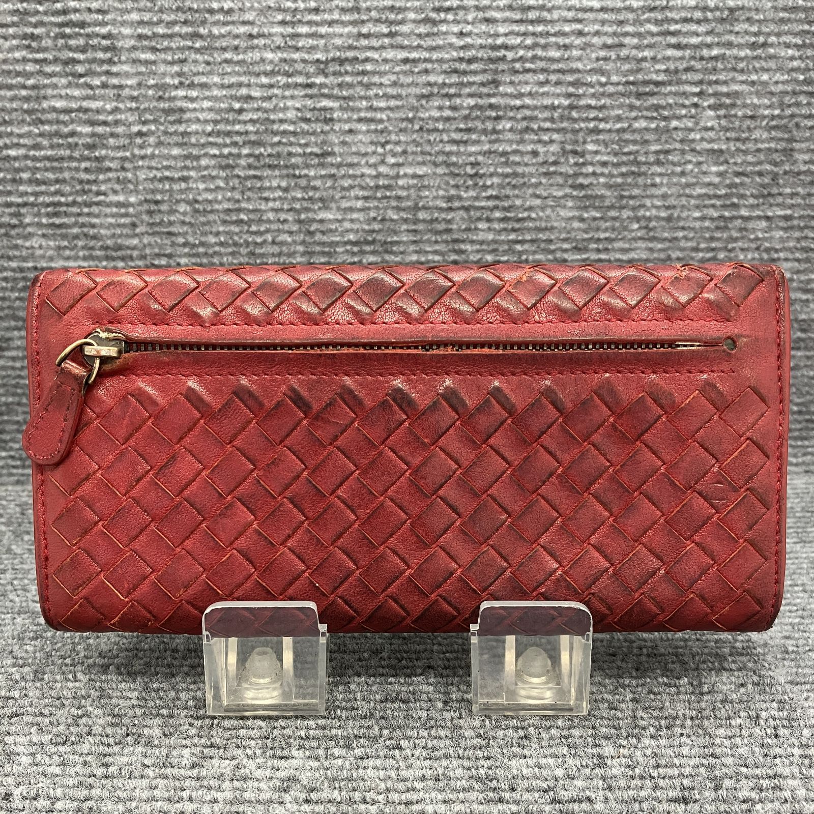 Bottega Veneta ボッテガヴェネタ 長財布 レッド系 589 - メルカリ