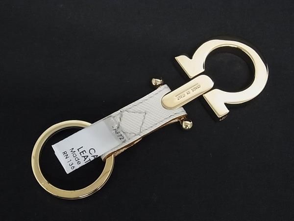 □美品□ Salvatore Ferragamo フェラガモ ガンチーニ レザー