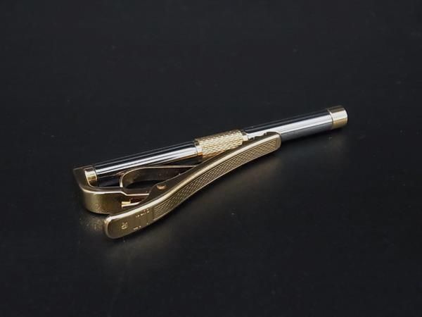 美品 dunhill ダンヒル タイクリップ ネクタイピン アクセサリー