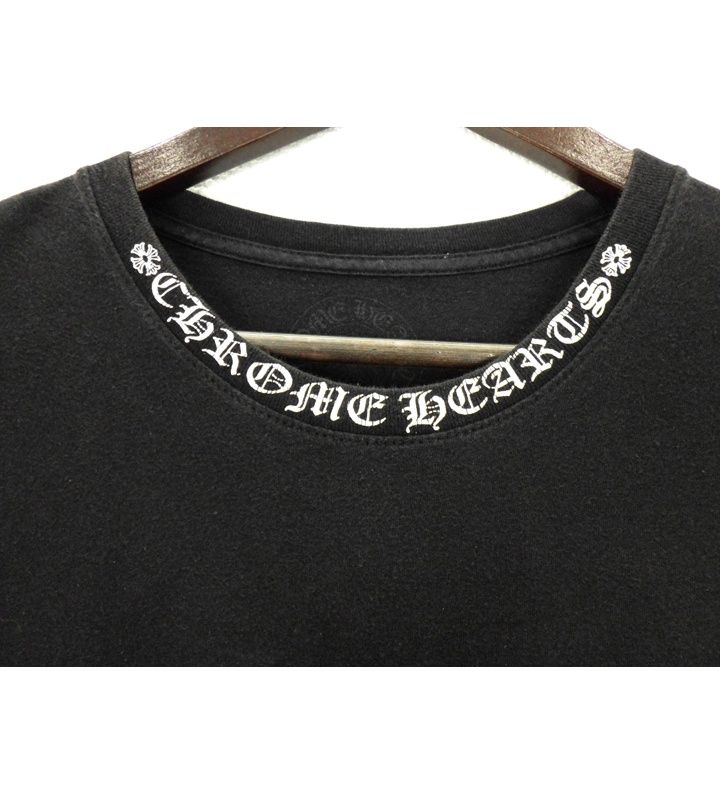 クロムハーツTシャツ ネックロゴ ブラック|クロムハーツ通販専門店 
