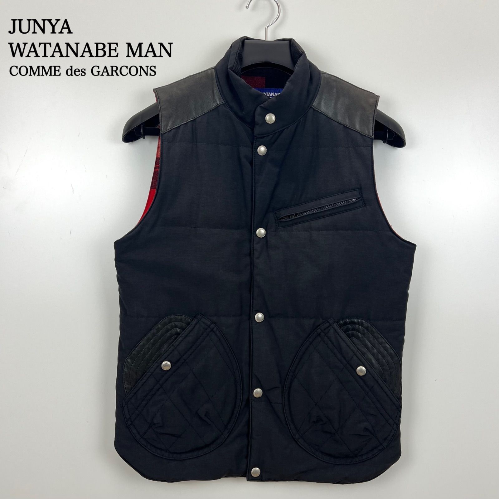 JUNYA WATANABE MAN COMME des GARCONS CDG AD2009 Leather puff vest
