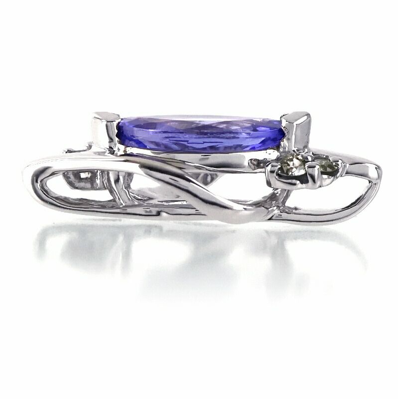 タンザナイト ペンダントトップ 0.90ct Pt950 ダイヤ 0.07ct