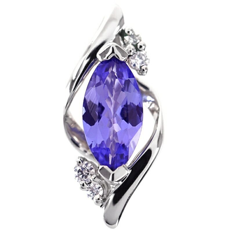 タンザナイト ペンダントトップ 0.90ct Pt950 ダイヤ 0.07ct
