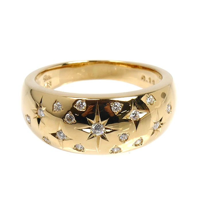 STAR JEWELRY スタージュエリー K18YG イエローゴールド リング・指輪