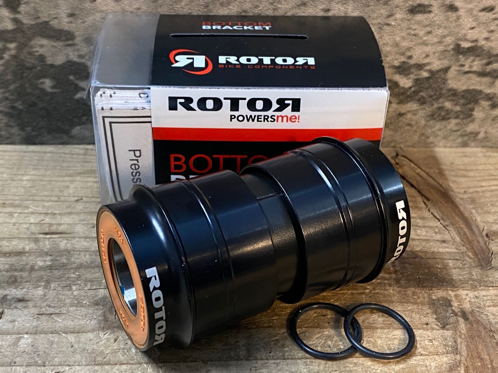 JS193 ローター ROTOR PF4624 BB ROAD STEEL ボトムブラケット BLACK C04-021-01010-0