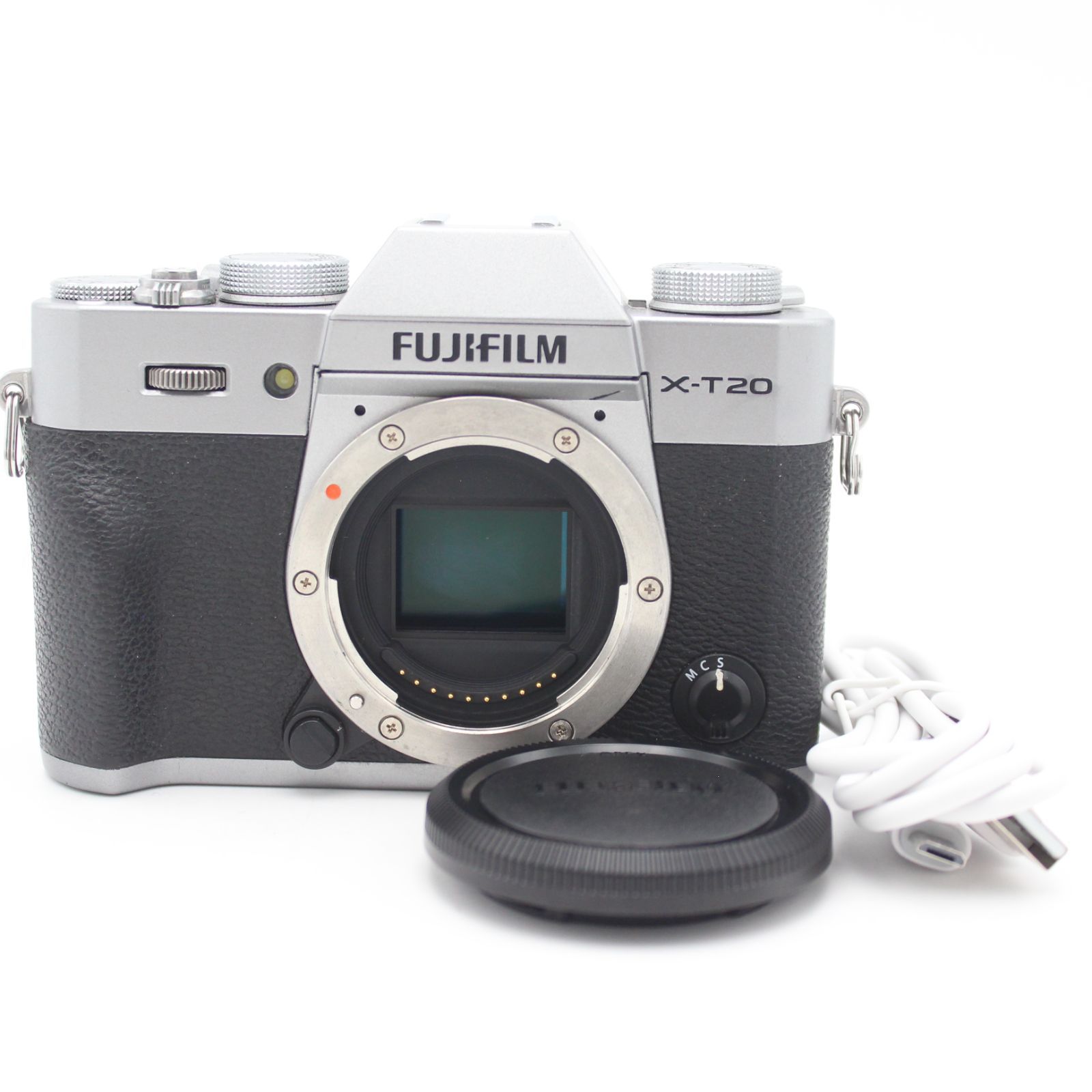 □美品□ FUJIFILM ミラーレス一眼 X-T20 ボディ シルバー X-T20-S 