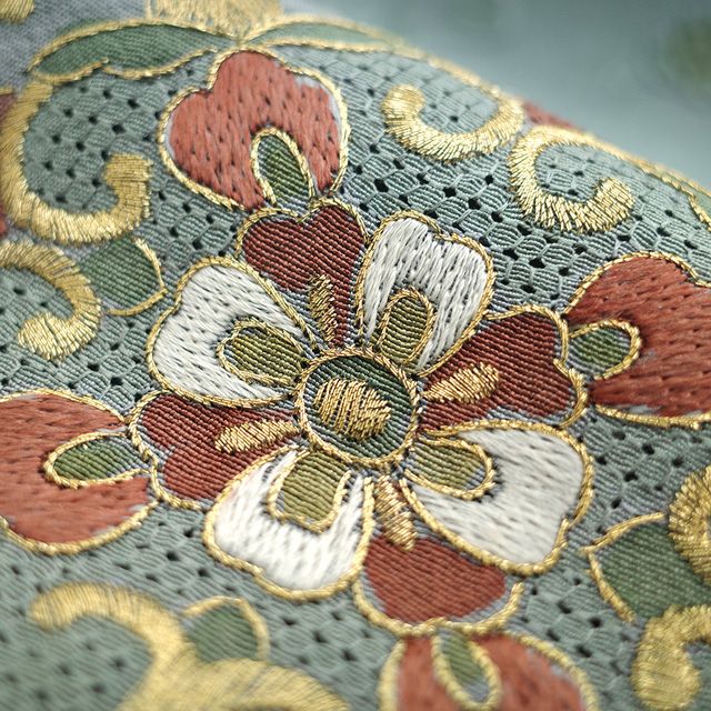 新古品】 訪問着 着物 未使用 フォーマル 正絹 袷 汕頭刺繍 スワトウ