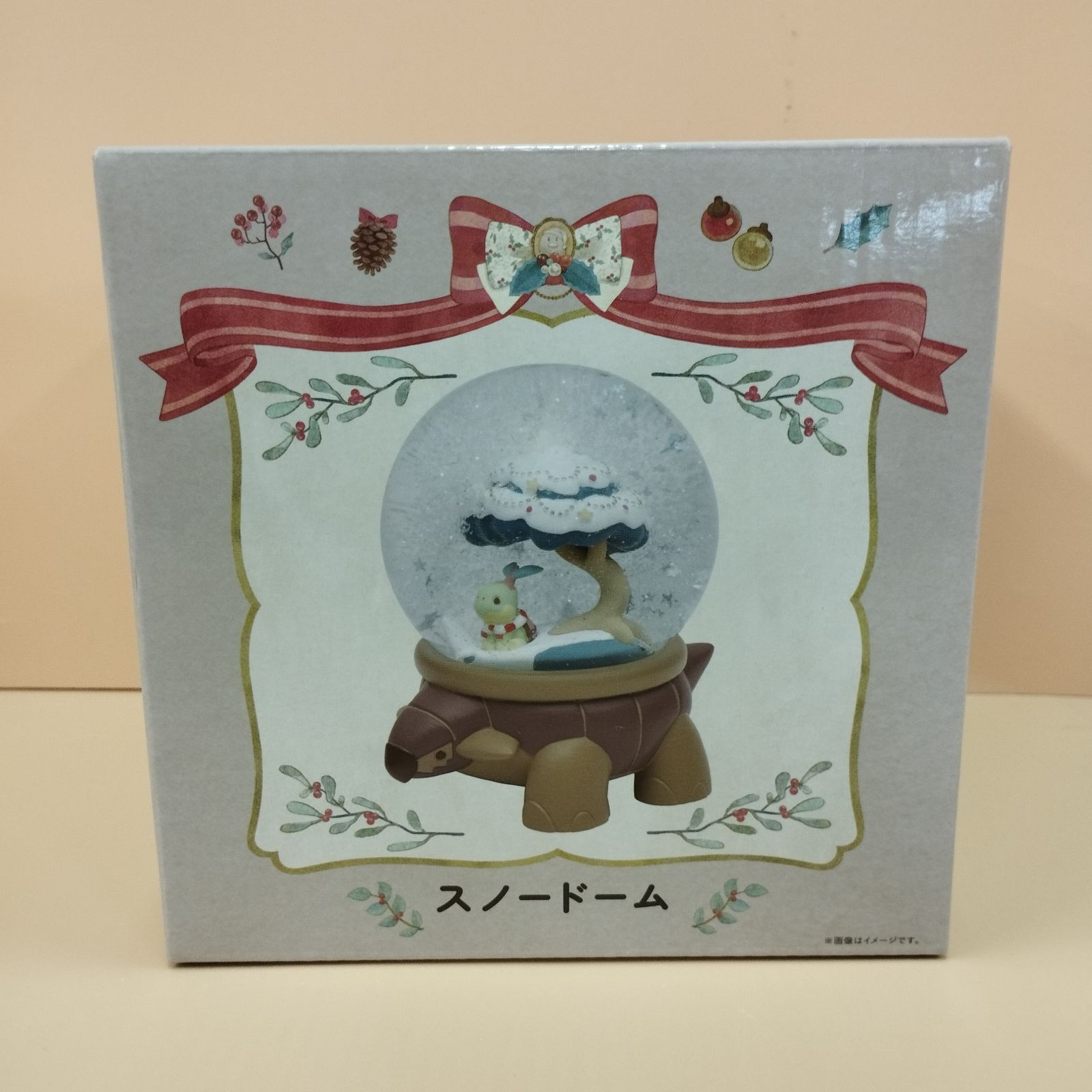 D35906】スノードーム Pokémon Holiday Blessings ナエトル&ドダイトス