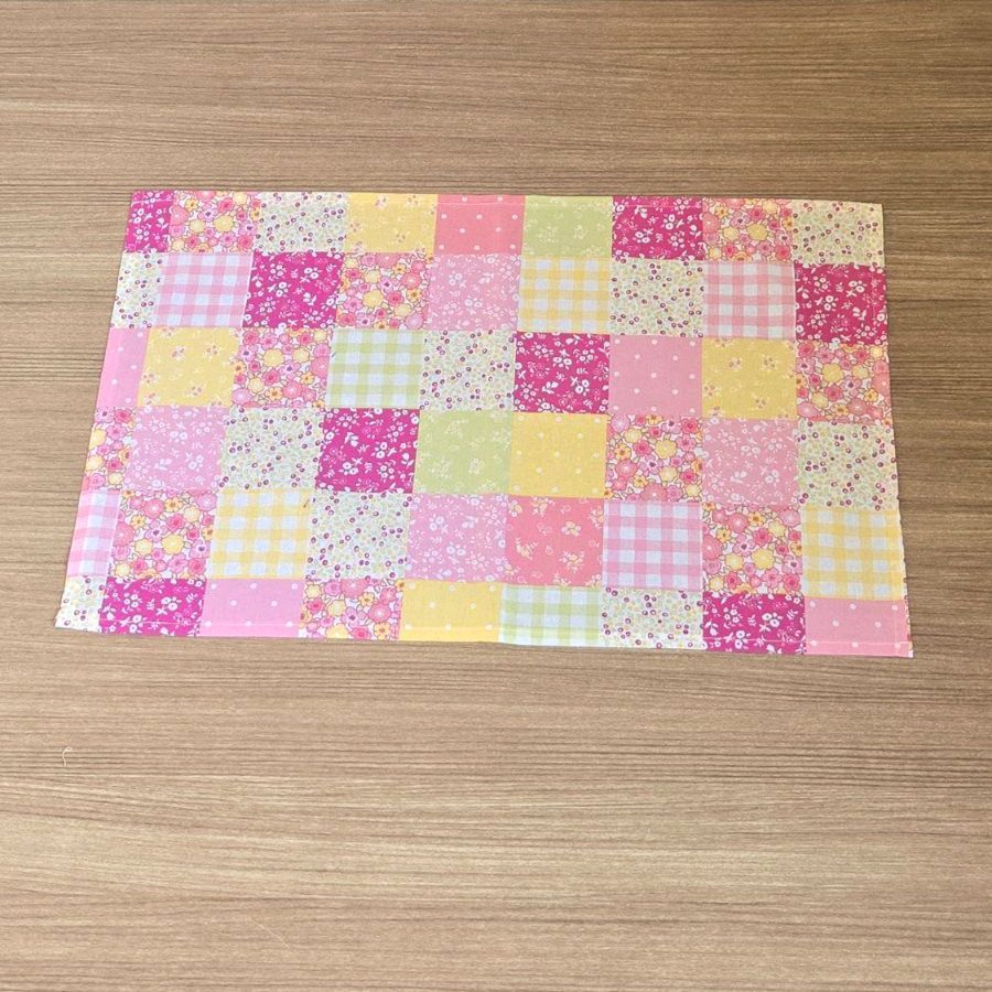 40×60 パッチワーク柄大判ランチョンマット/小学校/入学/新学期準備
