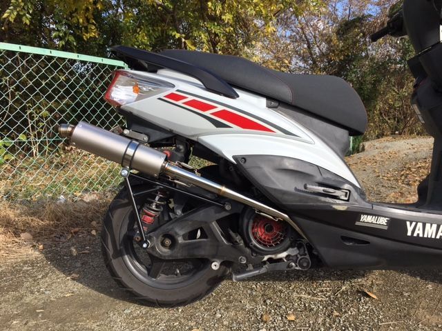 公式 ガレージ バル製 2.3型シグナスX レース用マフラー タイプ3