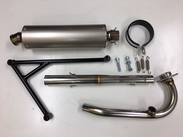 公式 ガレージ バル製 2.3型シグナスX レース用マフラー タイプ3