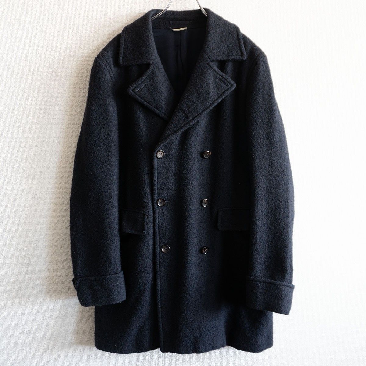 AD2017】COMME des GARCONS HOMME DEUX【ウール縮絨 ピーコート】M