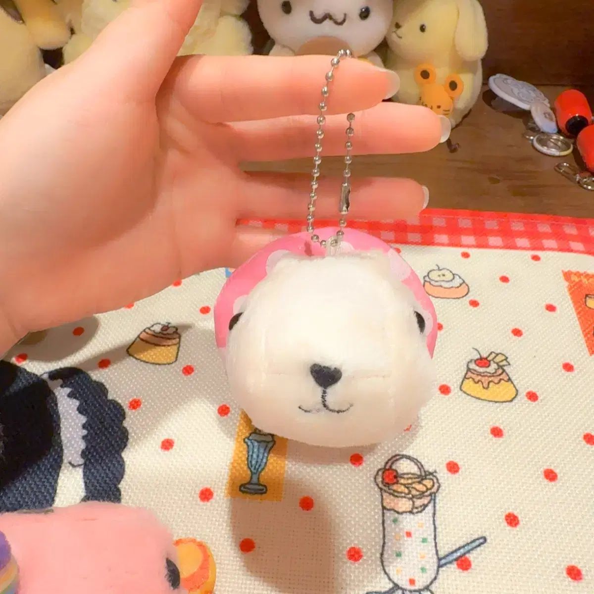 クラシック チューブ カピバラさん キーホルダー ぬいぐるみ