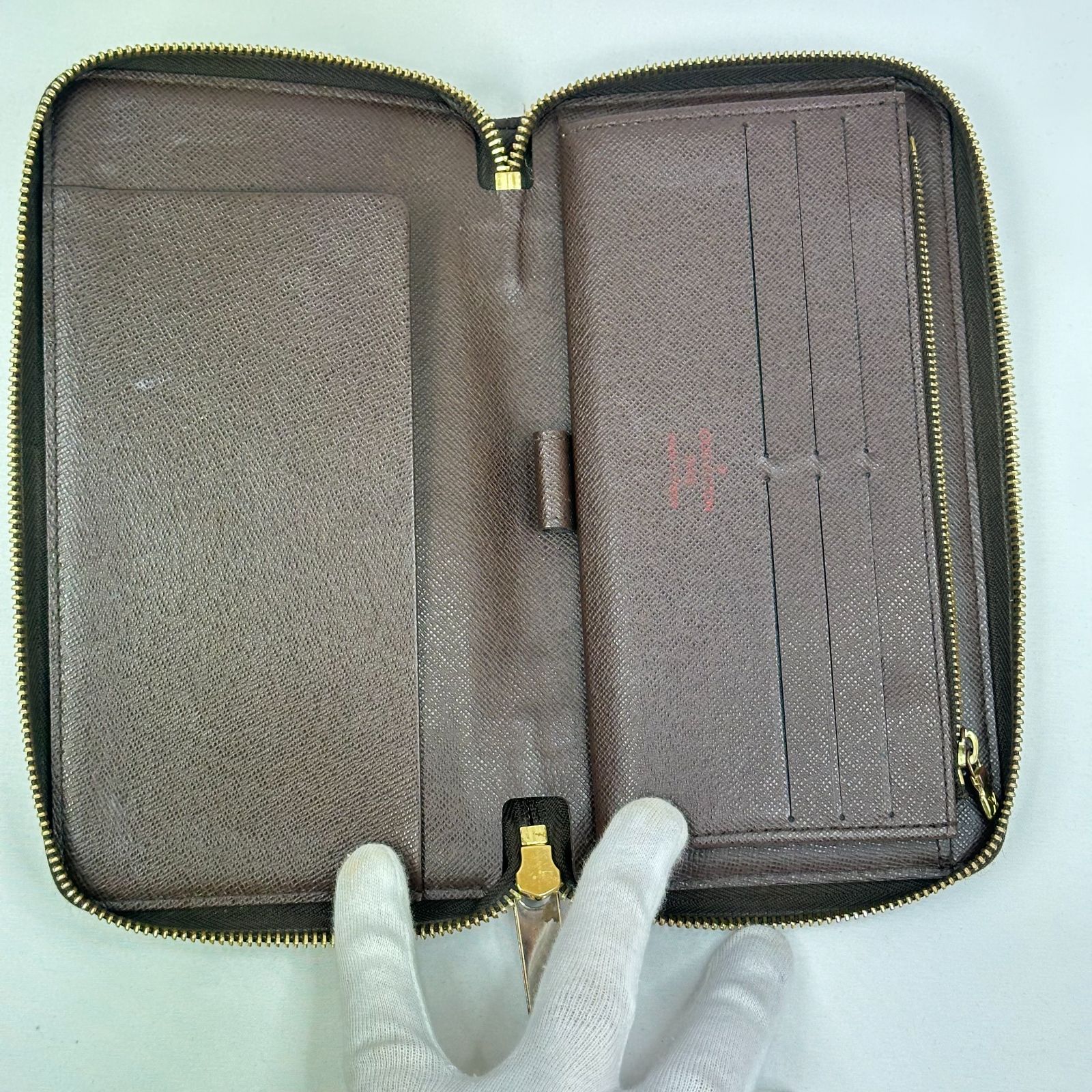 LOUIS VUITTON ダミエ N60003 ジッピー オーガナイザー 財布 - メルカリ