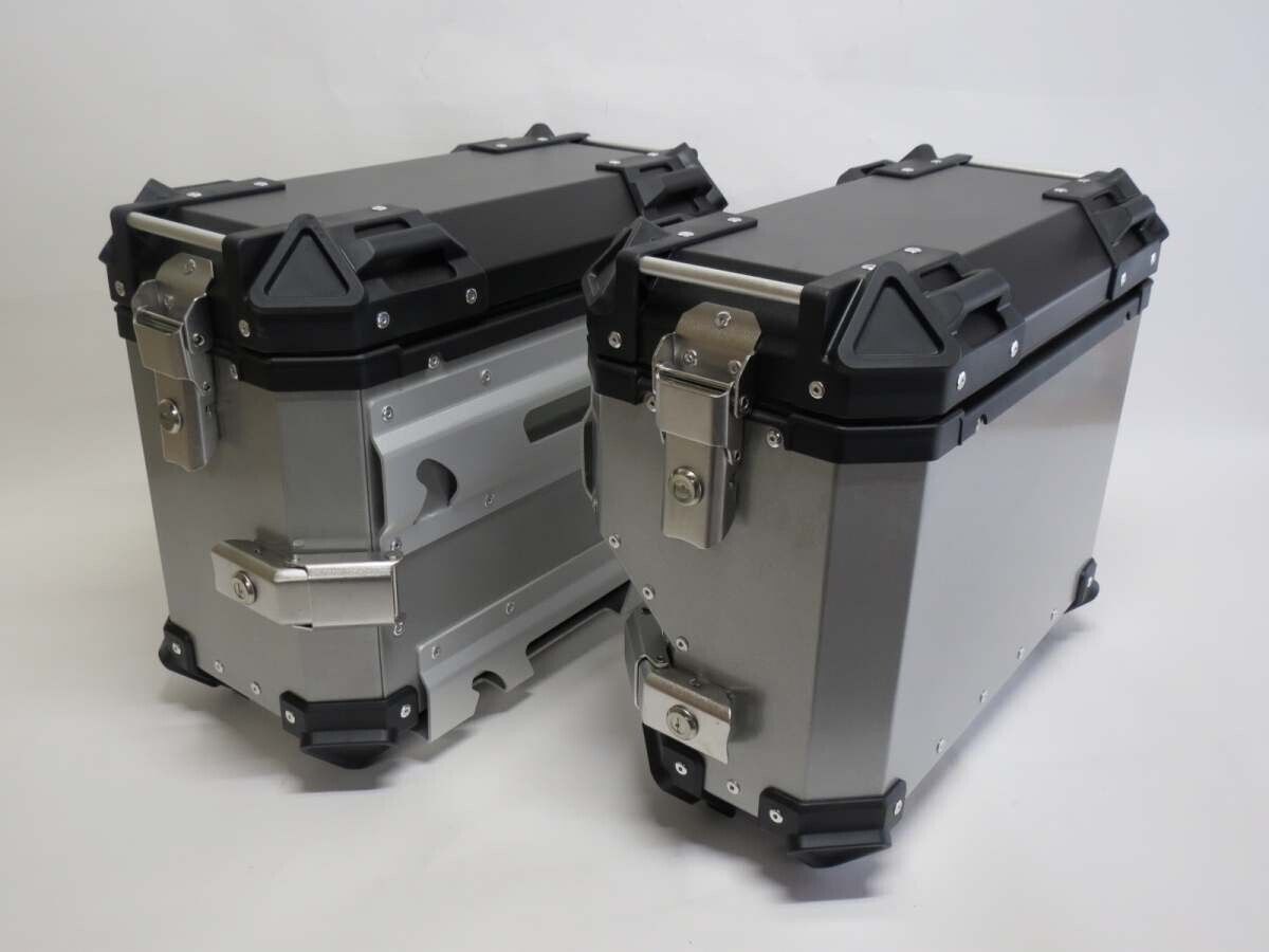 Triumph用 Tiger 900 Rally/Pro Tiger 850 Sport サイドキャリア＆サイドBOX-B 3点セット 黒銀