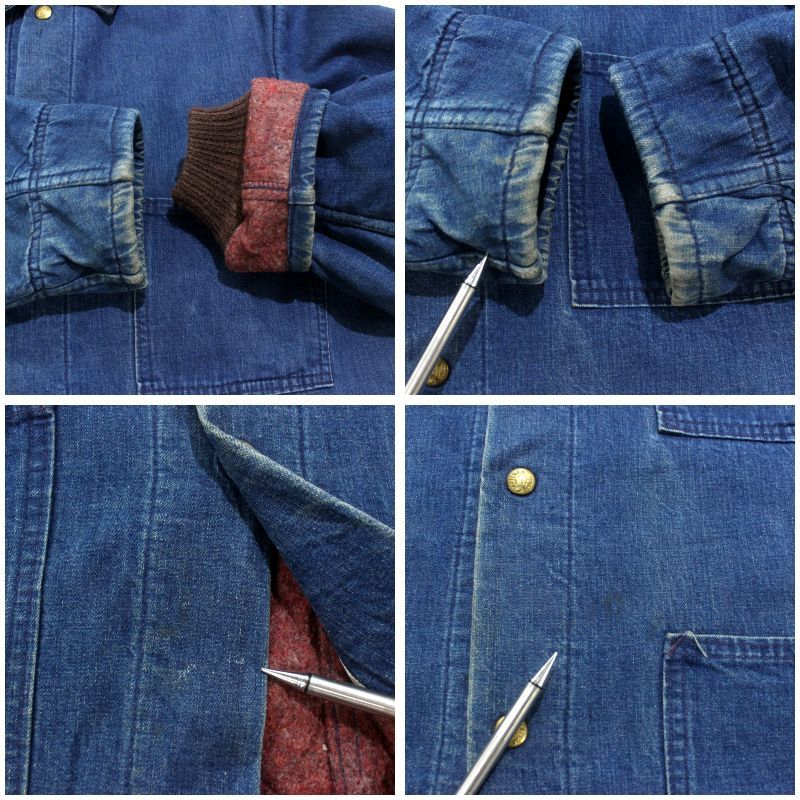 60s vintage CARTER'S 裏地ブランケット セルビッチ デニム
