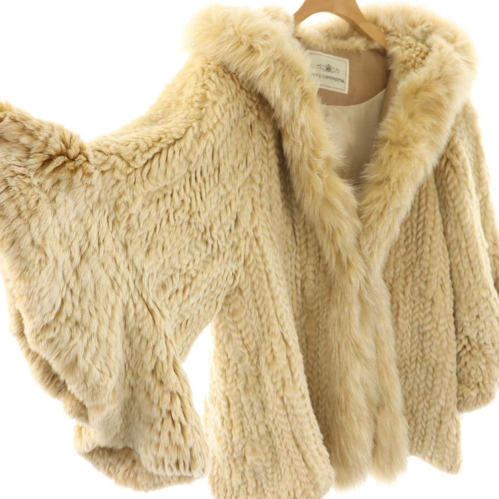 グレースコンチネンタル GRACE CONTINENTAL フードファーフリルコート