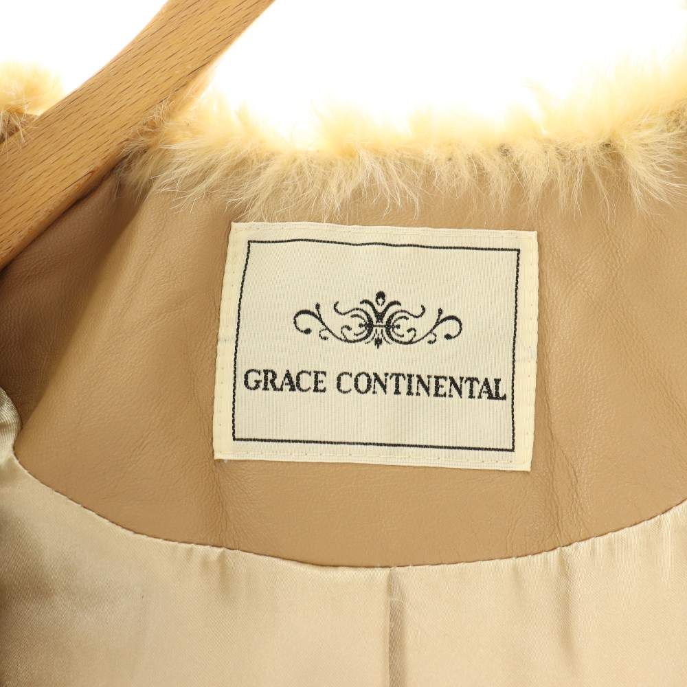 グレースコンチネンタル GRACE CONTINENTAL フードファーフリルコート