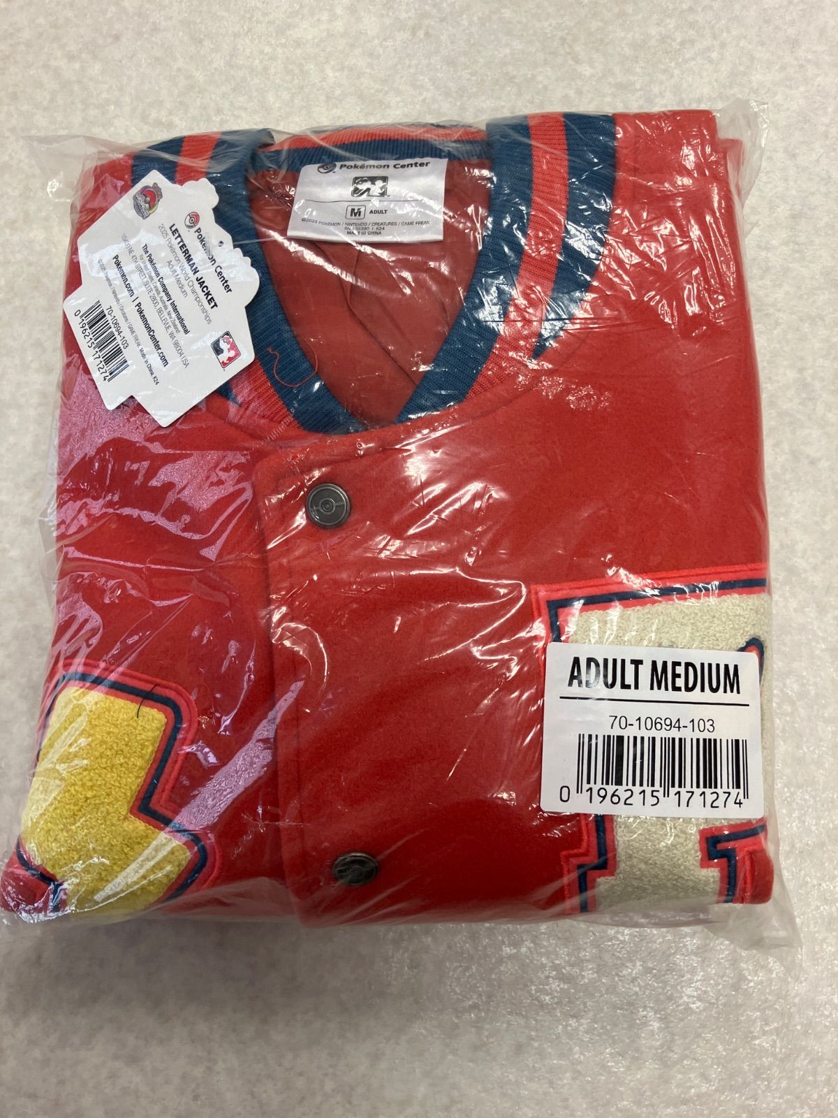 Mサイズ レターマンジャケット ポケモン WCS 2025 アナハイム 【公式通販】