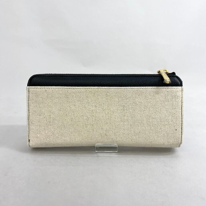 未使用 SAMANTHA VEGA サマンサベガ キャンバス ベルト 金具 長財布 
