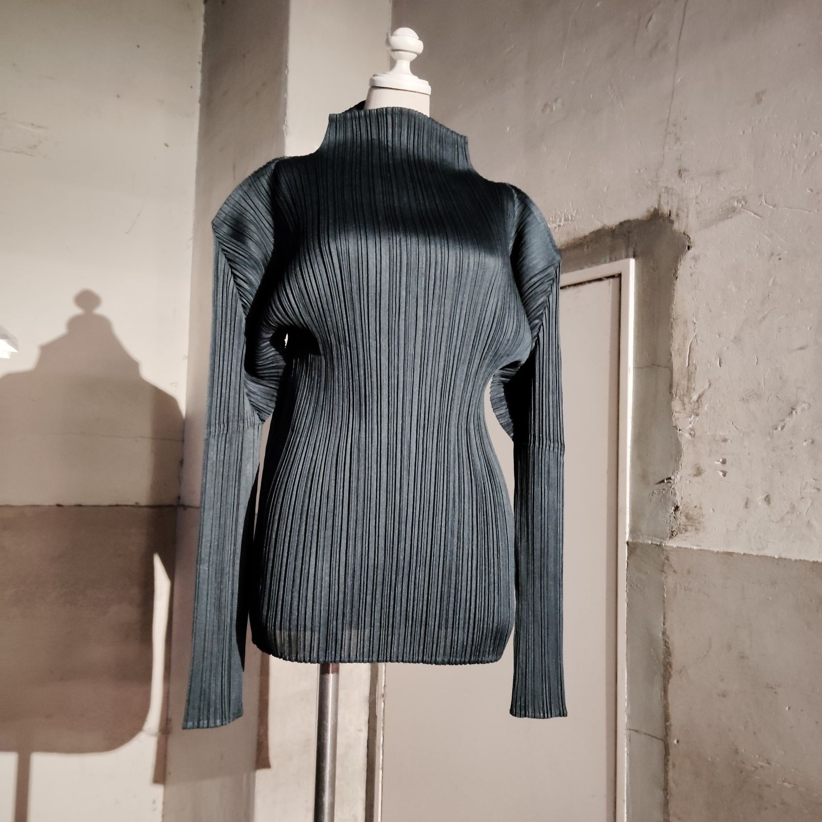 PLEATS PLEASE 99aw プリーツハイネックカットソー 3 プリーツプリーズ 