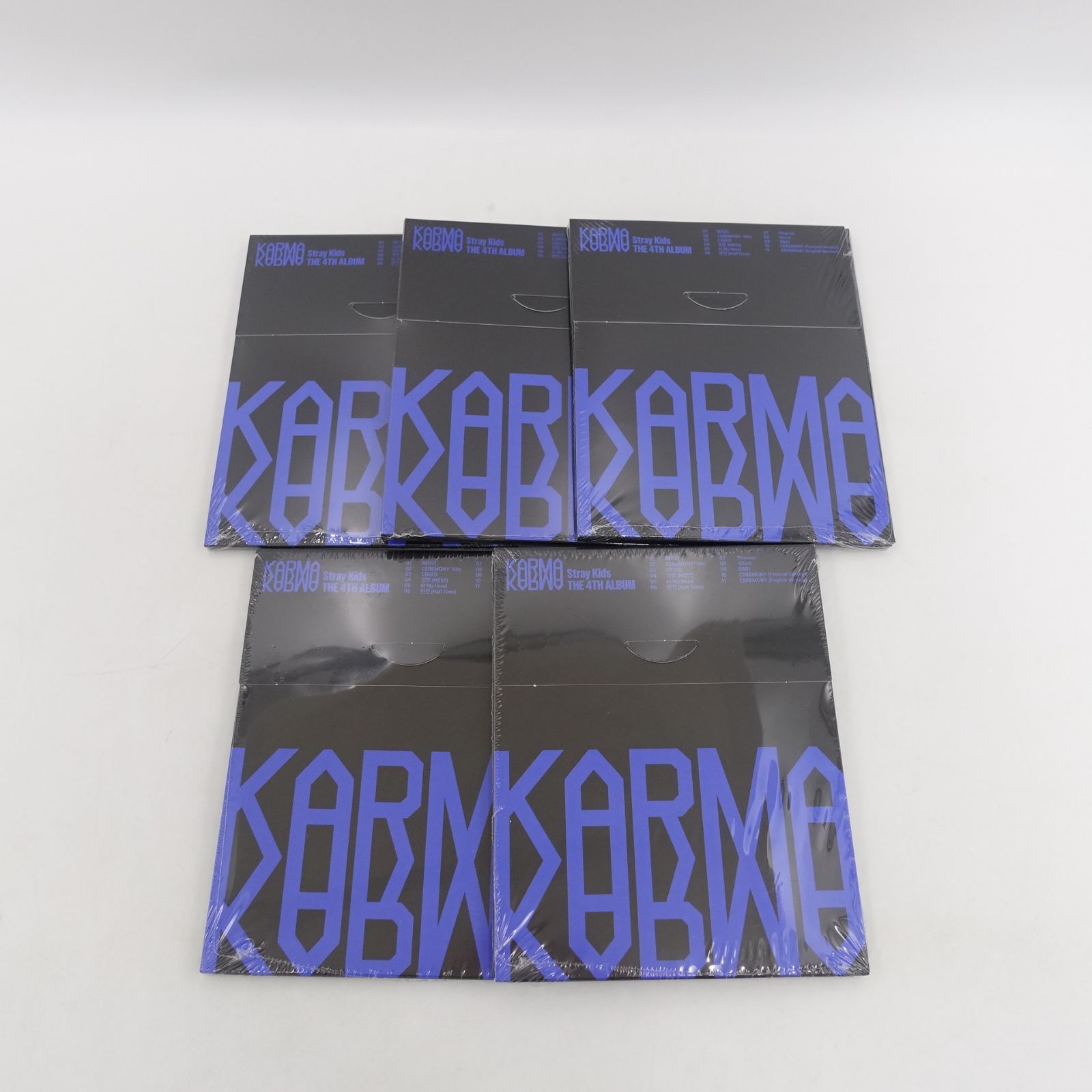 Stray Kids KARMA compact ver 未開封 CD 5枚 セット トレカ フォト