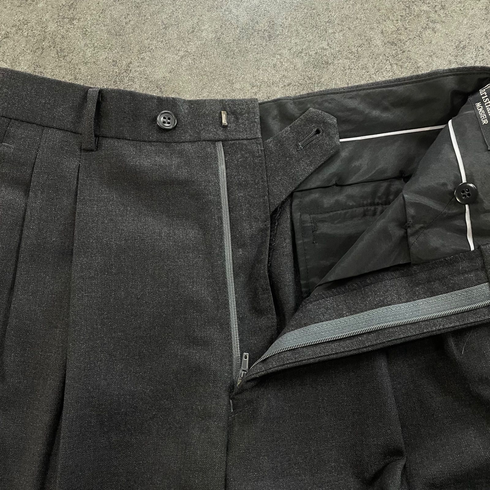Christian Dior MONSIEUR Wool Slacks クリスチャンディオール