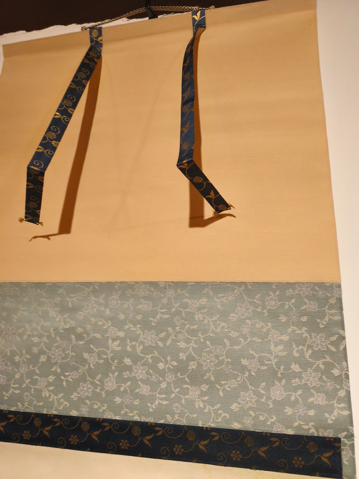 茶道具】前大徳寺 西垣大道和尚筆 「行雲流水」 筏画賛 茶掛 軸C250