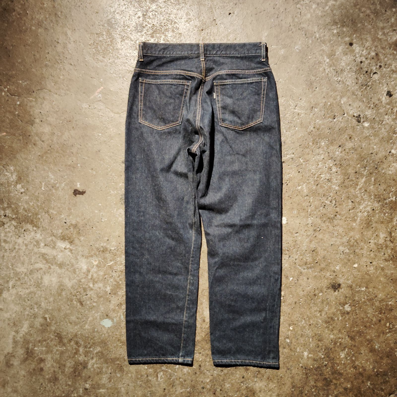 YAECA 10-13W Wide Tapered Denim Pants W32 INDIGO ヤエカ ワイド 