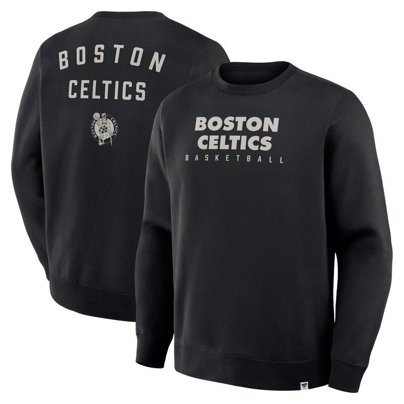 ファナティクス メンズ トップス Tシャツ スウェット Mens Fanatics Black Boston Celtics Crossover Collection Defensive Rotation Drill Premium Pullover Swea