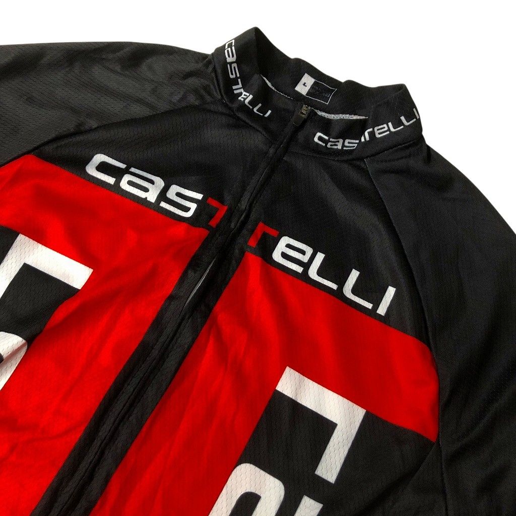 Castelli カステリ 長袖サイクルジャージ 上下セットアップ サイズL