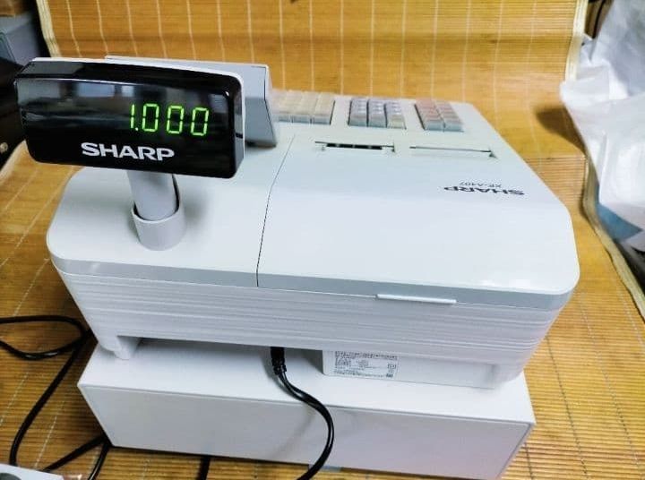 シャープレジスター XE-A407 PC連携売上管理 上位機種 444123 - メルカリ