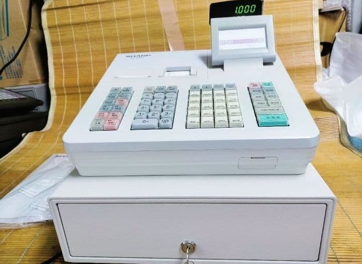 シャープレジスター XE-A407 PC連携売上管理 上位機種 444123 - メルカリ