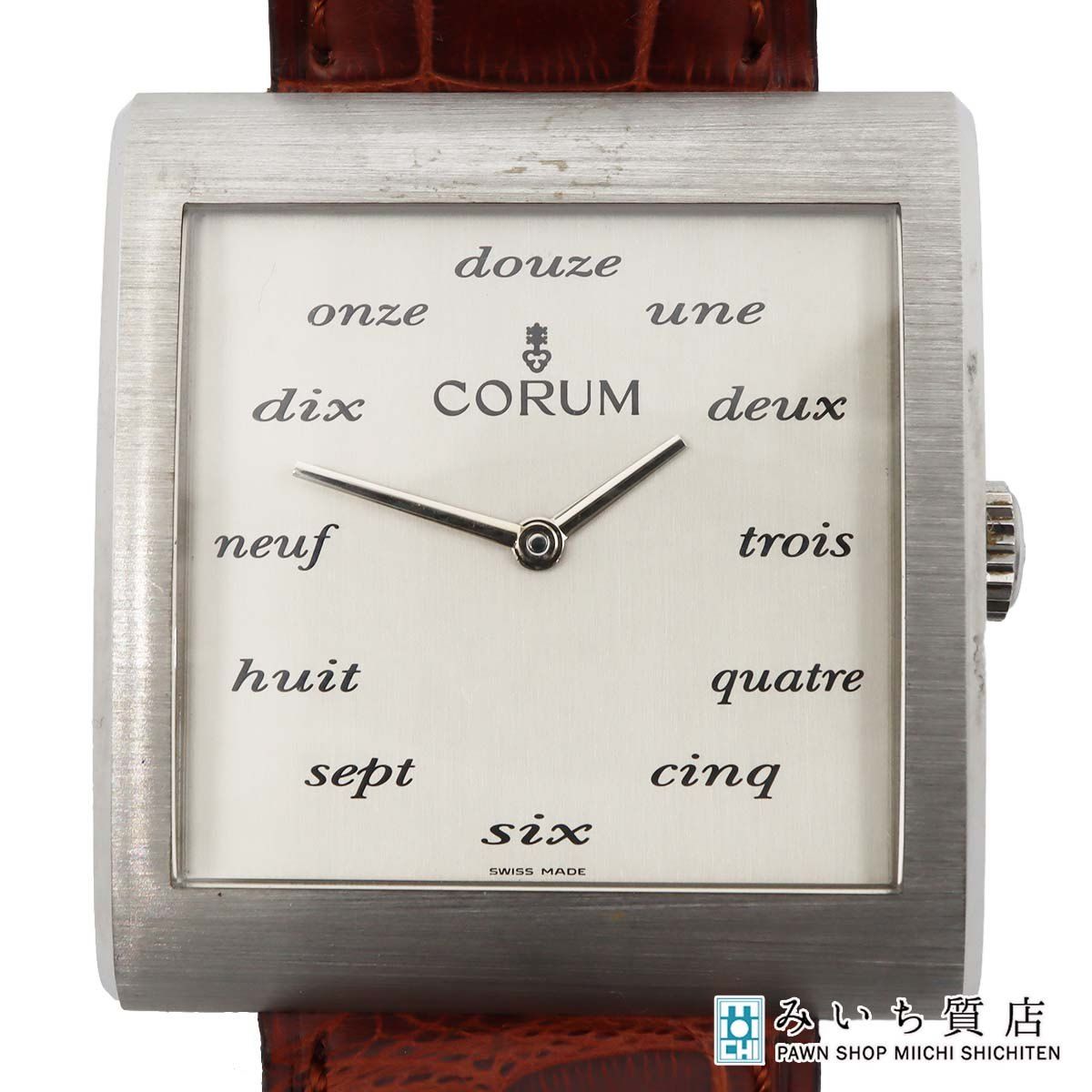 稼働 腕時計 CORUM コルム バッキンガム 手巻き 157.181.20 世界100本 箱 保証書 H20265