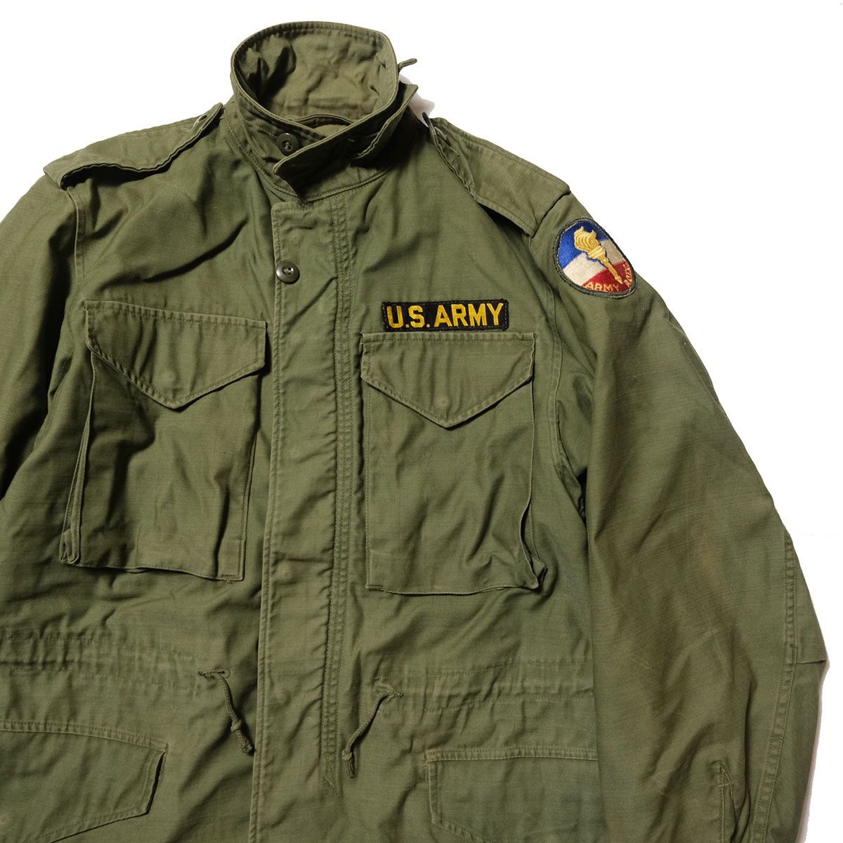 50's 60's 米軍実物 M-51 フィールド ジャケット (S-R位) アルミ