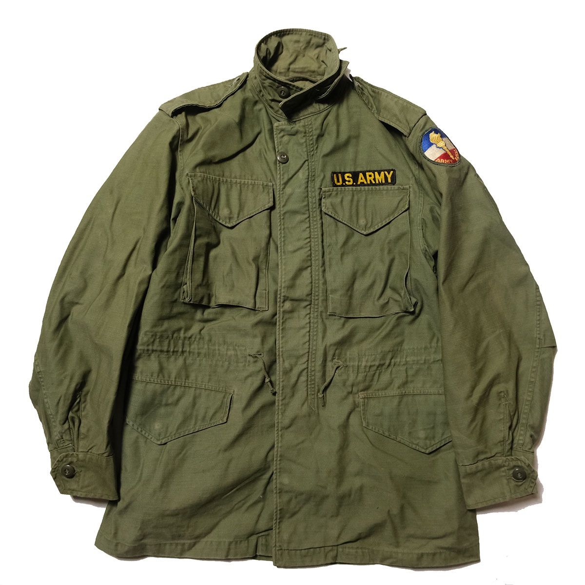 50's 60's 米軍実物 M-51 フィールド ジャケット (S-R位) アルミ