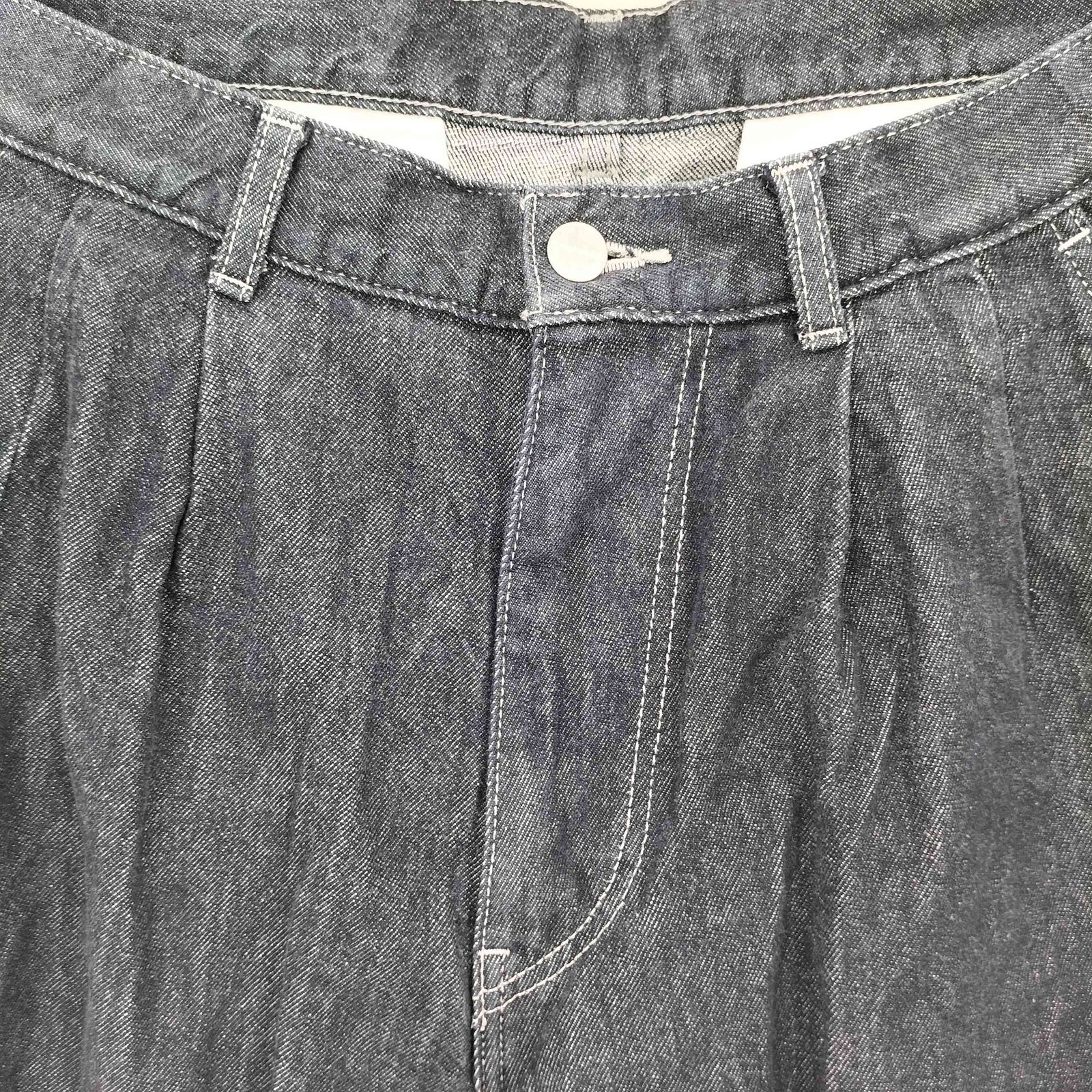 グラフペーパー Graphpaper COLORFAST DENIM TWO TUCK PANTS カラー 