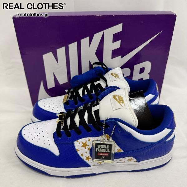 未使用】Supreme×NIKE/ナイキ SB DUNK LOW OG QS/ダンクロー ゴールド 