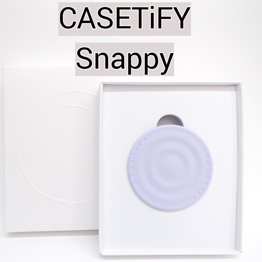 ケースティファイ【CASETiFY】Snappy ウェーブ シリコン グリップ
