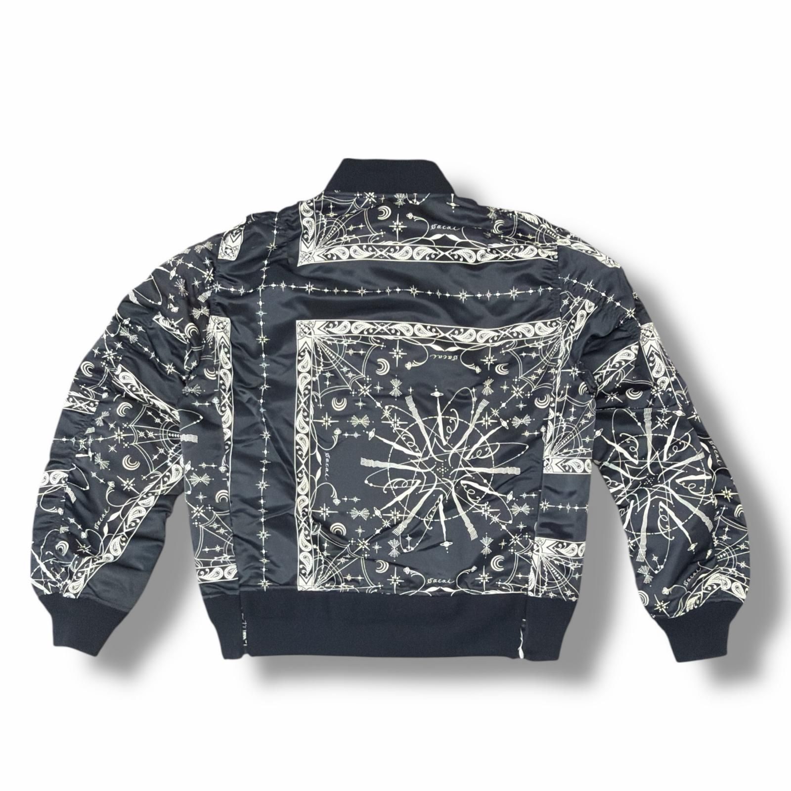 sacai × Dr.Woo MA1 Blouson 黒 サイズ2 【公式通販】