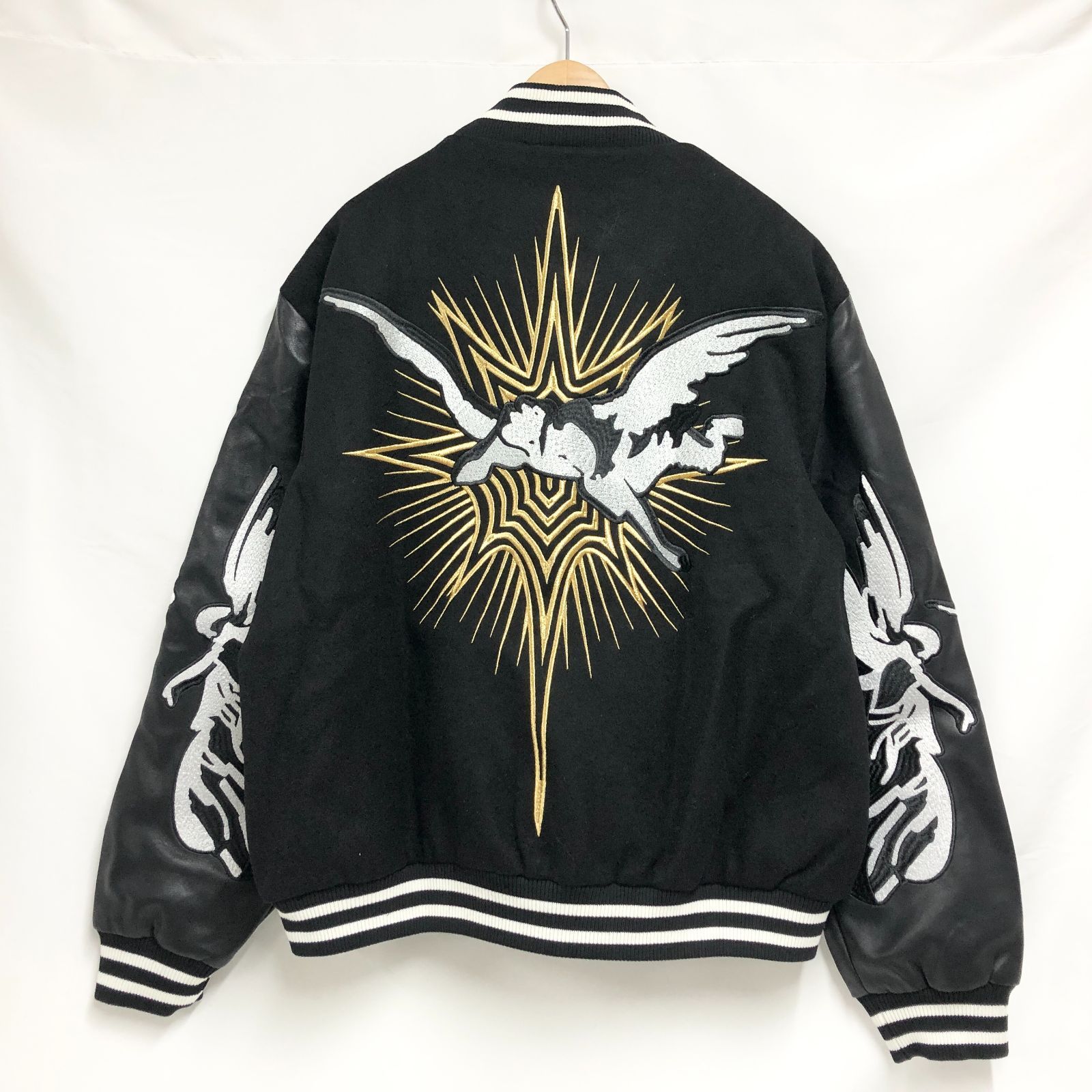 新品未使用 REVENGE×KOSUKE KAWAMURA スタジアムジャンパー M ブラック 