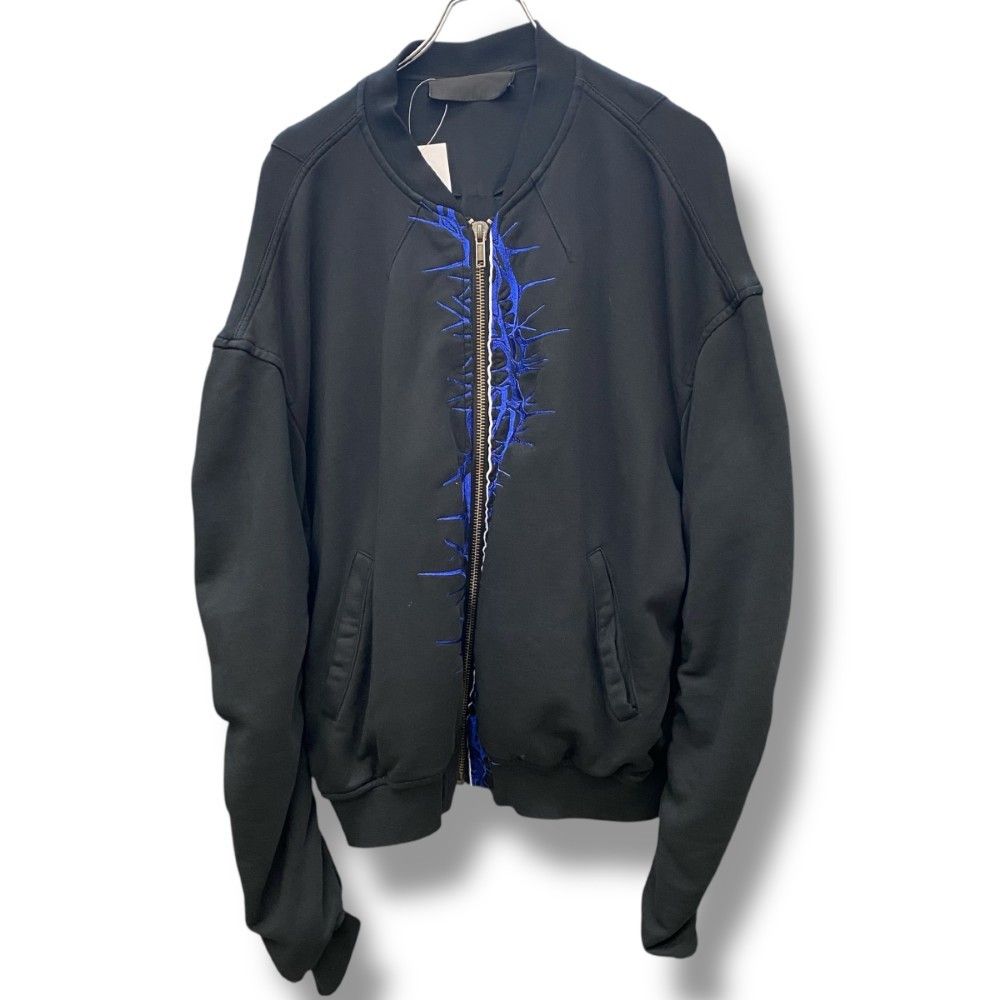 HAIDER ACKERMANN 19SS フロント刺繍ブルゾン Fサイズ ブラック - メルカリ