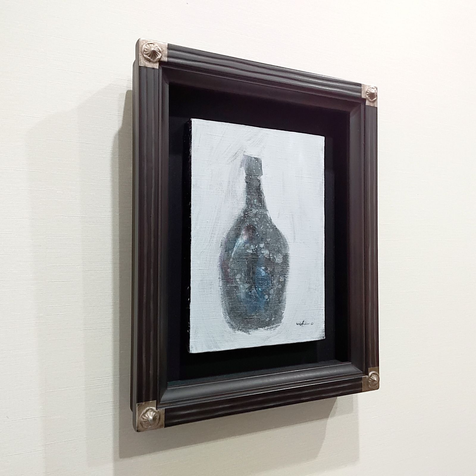 内野隆文 ワインボトル 絵画 キャンバスにアクリル絵具 内野隆文 ワインボトル 絵画 キャンバスにアクリル絵具