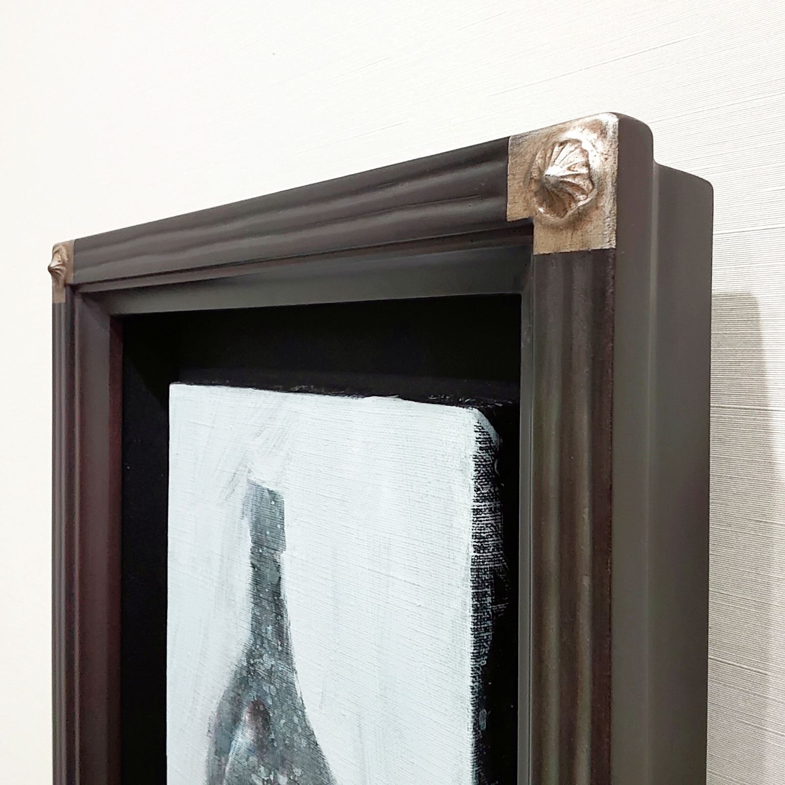 内野隆文 ワインボトル 絵画 キャンバスにアクリル絵具 内野隆文 ワインボトル 絵画 キャンバスにアクリル絵具