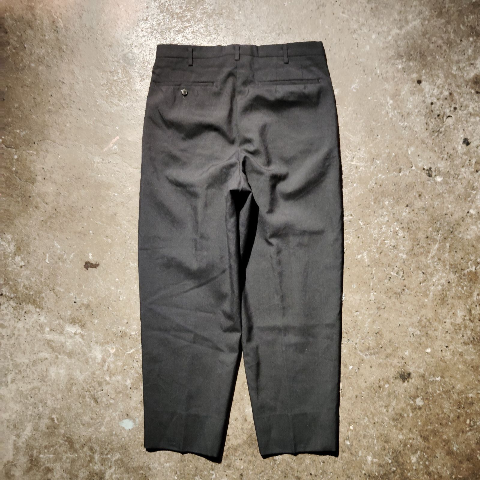 HEUGN TROUSER005 George NAVY 3 ユーゲン ジョージ 2タックテーパード