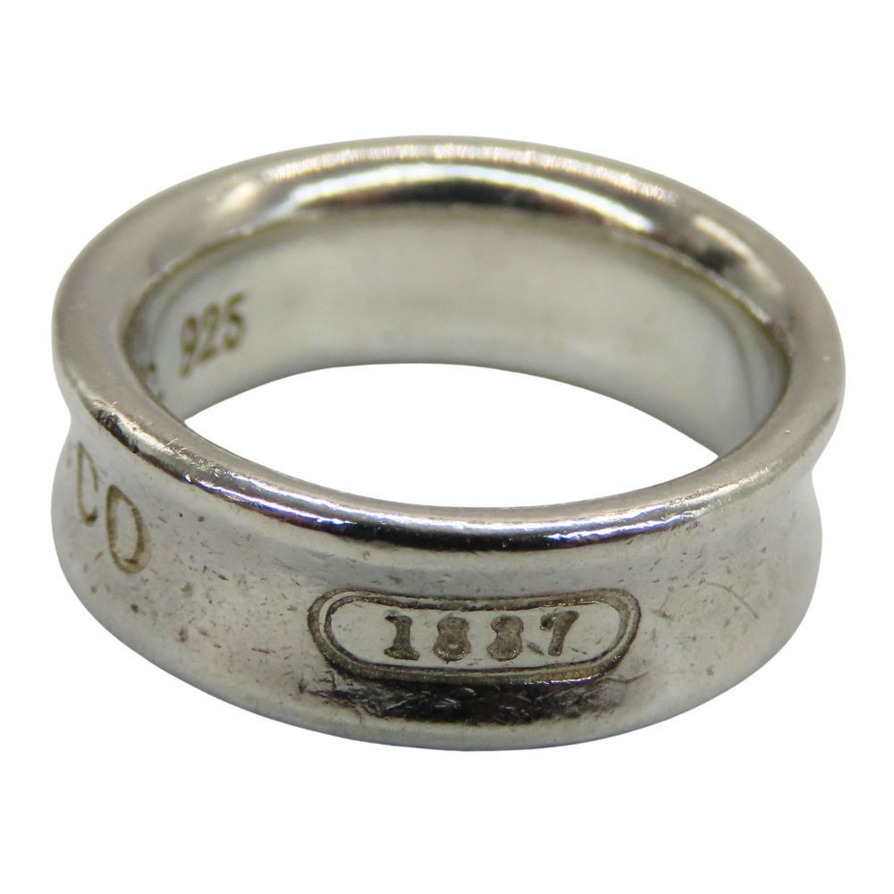 中古】TIFFANY&Co. ティファニー ナローリング 1837 925 約7.67g 約6mm